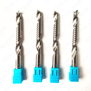 Supal 6 mét lên cắt đơn sáo xoắn ốc Router <span class=keywords><strong>bit</strong></span> rắn <span class=keywords><strong>Carbide</strong></span> vonfram End Mill phay Cutter CNC công cụ gỗ nhôm Acrylic - Product Image 3