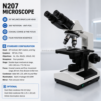 Xindi Laboratory School XSZ-N207 1000x LED Optical Biological Binocular Microscope with Manual Focus