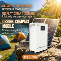 Batterie solaire au lithium 51,2 V 600 Ah avec garantie de 10 ans, pack de batteries lithium-ion Lifepo4 pour stockage d'énergie, ordinateur tout-en-un