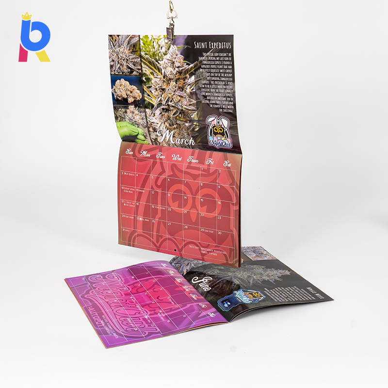 2025 Custom Full-Color Landscape Wall Calendar Printing Printing Service