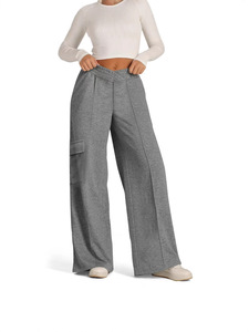 Womens Custom Casual Pants Printed Lounge <strong>Trousers</strong> Flat Front <strong>Petite</strong> Style Direct From Manufacturer Best Seller 2025 - Product Image 2