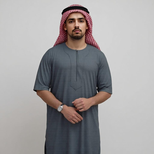 Achat en gros Raya 2025 Moden Jubah pour femmes, coupe classique, sans repassage, tissu frais, tailles S-4XL, fournisseur malaisien, décontracté, automne - Product Image 1