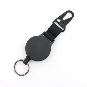 Multifunctional YOYO Reel Customized Logo Keychain Outdoor Backpack Portable Key Chain