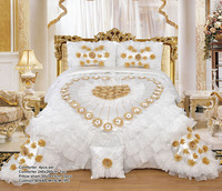 Le fabricant de couvre-lit queen size comprend une couette en polyester et microfibre pour la chambre à coucher.