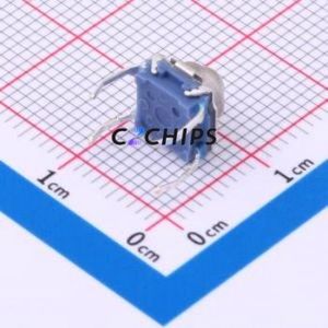 GT-TC179B-H0665-L1 Tactile Switch DIP,7.2x7.2mm Switch Single Pole Single Throw Sphere Button 2N Vertical Mount - Product Image 2