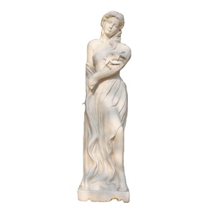 Statua della Nymfa Greca della Mitologia, Scultura a Grandezza Naturale del Corpo Femminile - Product Image 1