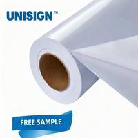 Vinilo Autoadhesivo para Exteriores de 3 a 5 Años de Duración, con Liberación de Aire, Blanco, Gris, Negro, Adhesivo Permanente, Imprimible, Rollo de Vinilo Publicitario
