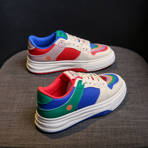 Scarpe da tavola Casual traspiranti da donna di 2025 estate alla moda nuovo colore bianco anatra mandarino abbinato Allie per tutte le stagioni per - Product Image 6