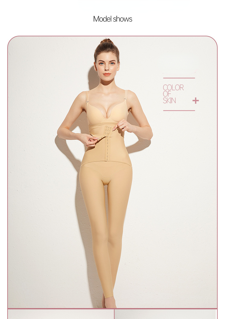 ZOYIAME Cross Abs Shaping Pants Thigh Liposuction Post-Surgery Compression Tights High Waist Trainer Butt Lift Faja BBL Pants