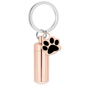 Kotak Perhiasan Abu Kucing dari Baja Anti Karat Kedap Udara Sederhana Zhejiang, Gantungan Kunci, Kenang-kenangan Kremasi, Perhiasan Personalisasi - Product Image 6