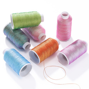 Iridescent 6 Strand <b>Braided</b> <b>Cord</b> Large Roll For Necklace Making Jewelry Findings Pet Material Oil Dripping Process Yiwu Origin - Product Image 4