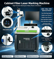 Marqueur laser à fibre industriel de bureau Huike, source laser optionnelle 20-300W pour le marquage des métaux en acier inoxydable