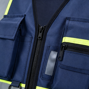 Veste de travail réfléchissante pour la sécurité des travailleurs, vêtement de signalisation, uniforme de chantier, vente en gros à prix abordable - Product Image 5