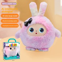 Bambola di peluche AI transfrontaliera, conversazione interattiva con IA, robot intelligente multilingue, educativo per bambini