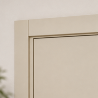 Porte intérieure peinte de haute qualité équipée de décorations en verre encastrées, aspect luxueux, longue durée de vie, utilisée dans les projets intérieurs, CE