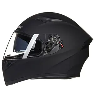 Motosiklet kask çift lens rüzgar geçirmez ayarlanabilir delikleri ile erkekler yarış casqueiro kaskları