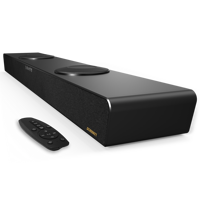 VIVIBRIGHT S3PE Sound Bar Ukuran Penuh 85W 2.1CH Speaker Stereo Desktop dengan 6 Speaker DTS VirtualX untuk Proyektor & Penggunaan Film