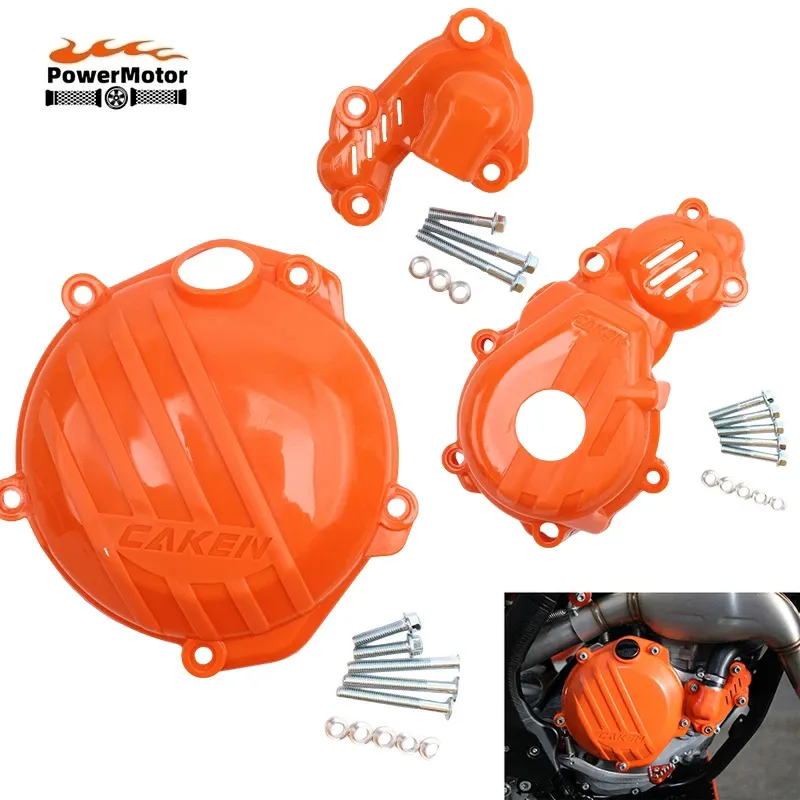 Motocicleta Magneto Motor Embreagem Bomba de Água Capa Proteger Guarda para KTM SXF250 SXF350 SXF XCF FC FE 250 350 2017-2020