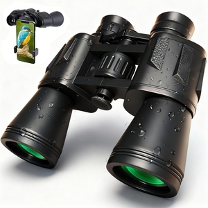 Binoculares Porro 20x50 con Prisma, Visión Nocturna con Poca Luz, Telescopio Óptico con Adaptador para Teléfono para Observación al Aire Libre - Product Image 3