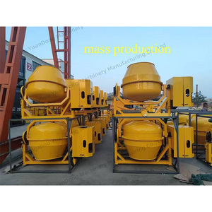 Máy trộn bê tông diesel nhỏ gọn, di động, có cần nâng bằng dây cáp - Product Image 2