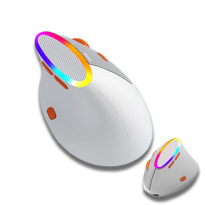 Ratón Ergonómico Inalámbrico Programable de Tres Modos, Recargable, con Retroiluminación RGB, para Mano Derecha, para Computadora Portátil, de Escritorio y Tableta - Product Image 1