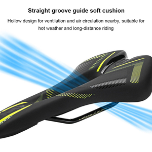 <span class=keywords><strong>Asiento</strong></span> de <span class=keywords><strong>Bicicleta</strong></span> de Montaña ENLEE, Cómodo, de Esponja, con Cojín de Ciclismo, <span class=keywords><strong>Asiento</strong></span> Hueco de Cuero PU - Product Image 3