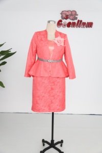 Conjunto de 3 Piezas de Vestido de Iglesia para Mujer Talla Grande, Ropa de Mujer de Primera Calidad para el Trabajo - Product Image 5
