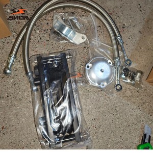 Radiatore <span class=keywords><strong>Olio</strong></span> Moto SNOR con Protezione a Rete Larga Adatto per Off-road CB CG per Radiatore T1 e Qianlong - Product Image 2