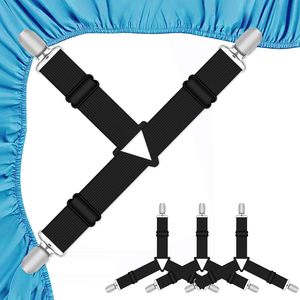 Sujetadores de Sábanas Ajustables AMZ, Paquete de 4 con Clips Metálicos, Gran Venta - Product Image 1