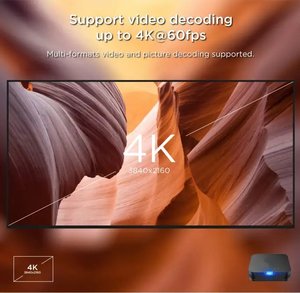 Boîtier TV Android 10 Mini le plus populaire, Allwinner H313 Quad Core 4K, sortie USB 2.0 AV, décodeur intelligent pour téléviseurs anciens - Product Image 3