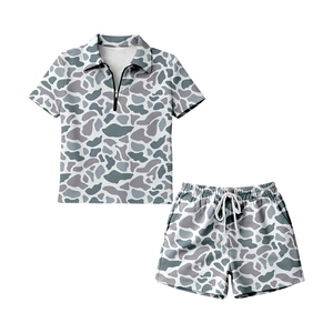 GSSO3316 Camisetas de algodón con estampado de camuflaje verde personalizado, venta al por mayor de ropa para mujeres adultas. - Product Image 4