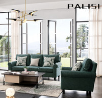 Modernes Nordic Fabric 321 Sofa garnitur mit großen Rücken kissen Wohnzimmer Schnitts ofa Couch Möbel Set Landhausstil