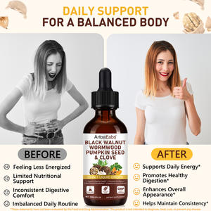 アートラボス ブラックウォールナット液体サプリメント 天然ヨモギ ブラックウォールナット クローブエキス ドロップス 免疫力 抗酸化サポート - Product Image 3