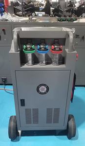 Machine de récupération et de remplissage de réfrigérant X-549 double A/C <span class=keywords><strong>pour</strong></span> échangeur de gaz R134a et R1234yf, machine de changement de gaz <span class=keywords><strong>pour</strong></span> système de climatisation automobile - Product Image 5