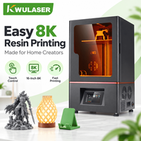 Imprimante 3D industrielle grand format 8K en résine de 16 pouces, système de production en usine à polymérisation UV haute précision 405 nm
