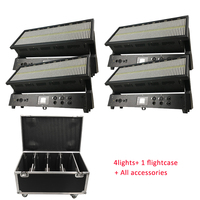 LEAHUA Big power RGBW led pixel matrix disco dj bühne licht moving head strobe licht led bar washer 4 lichter + flight