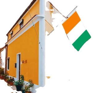 Drapeau de la Côte d'Ivoire personnalisable 3x5 pieds, simple face, avec impression numérique pour bannières nationales et drapeaux de présentation - Product Image 3