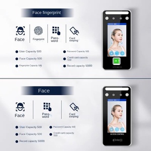 Terminal de Control de Acceso con Reconocimiento Facial Dinámico Biométrico, IP55 Resistente al Agua, Dispositivo Todo en Uno para Puerta, Torniquete y Cerradura - Product Image 3