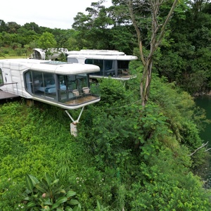 Mini Maison Capsule Spatiale Volferda Préfabriquée Écologique Modèle Commercial de Luxe 2 3 Chambres Mobile 40 Pieds - Product Image 2