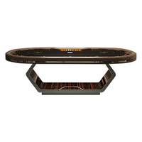 Table de roulette ronde personnalisée de luxe de haute qualité Table de jeu de mahjong haut de gamme exquise