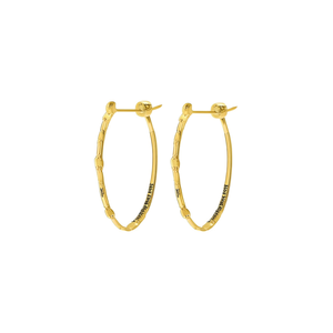 E4016 White Gold <b>Hoop</b> <b>Earrings</b> 8.5mm Classic Unisex <b>Fashion</b> Jewelry 3.5in 2.1g - Product Image 1