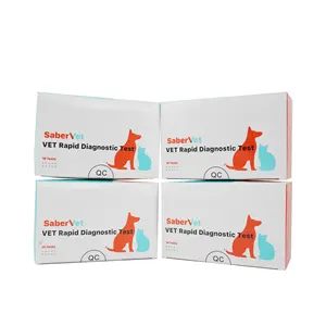 Veteriner teşhis test kiti bir pet bakım kedi calicivirüs Antigen hızlı Test kedi testi FCV Ag