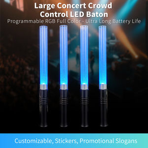 LED-lichtstokken van acryl met knipperende LED-verlichting voor bruiloften, concerten, Kerstmis, Halloween, feestbenodigdheden, schuim-glowsticks - Product Image 2