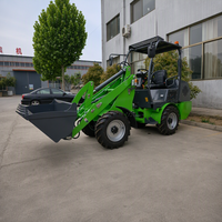 ORPHEST LT15EV Caricatore Compatto Elettrico con Ruote 0,45m |   Mini Caricatore a Batteria con Potenza di 13KW e Capacità di 2450kg per Edilizia e Agricoltura