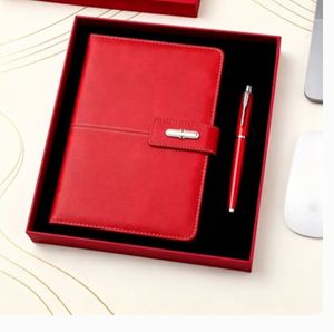 Wholesale Luxury 2026 <b>Notebook</b> Gift Set Custom Logo Printing Hardcover PU Leather Planner Corporate Plain <b>Notebook</b> Set With Pen - Product Image 3