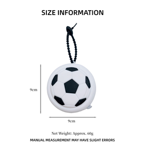 Llavero de silicona 3D con forma de balón de fútbol, mini monedero con cremallera, estuche portátil para auriculares, bolsa de almacenamiento de la serie deportiva, regalo para aficionados al deporte - Product Image 6
