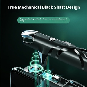 Altı parmak yardımcı fiziksel periferik mekanik düğme tavuk yeme artefakt otomatik presleme joystick oyun kontrolörleri - Product Image 3