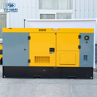 Groupe électrogène diesel insonorisé 20kw 30kw 50kw équipé d'un commutateur de transfert automatique
