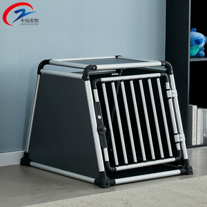<span class=keywords><strong>Cage</strong></span> trapézoïdale de voyage extérieure pour chien, <span class=keywords><strong>cage</strong></span> pour animaux de compagnie montée sur véhicule - Product Image 1