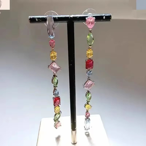 Conjunto de Joyería de Alta Gama Original Candy Crystal 2026, Collar, Pendientes, Pulsera y Anillo de <span class=keywords><strong>Marca</strong></span> de Lujo para Mujer, Regalos de Boda - Product Image 3